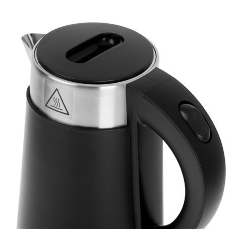 Adler | Kettle | AD 1372 | Electric | 800 W | 0.6 L | Plastic/Stainless steel | 360° rotational base | Black - 7